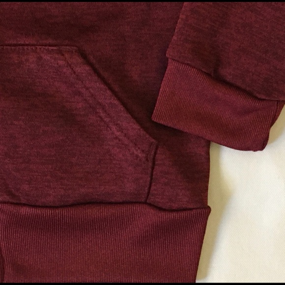 Champion sweatshirt size 18 months burgundy zip up - Picture 6 of 16